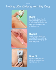 Bộ Tẩy Lông Body Natur Hair Removal Cream Kit Intimate Area 80ml