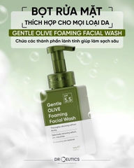 Bọt Rửa Mặt DrCeutics Gentle Olive Foaming Facial Wash 420g