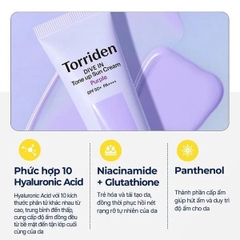Kem Chống Nắng Torriden Dive In Tone Up Sun Cream Purple SPF50 60ml