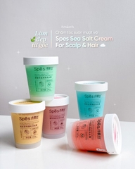 Kem Tẩy Tế Bào Chết Da Đầu Spes Sea Salt Cream For Scalp Cleansing And Hair Puffy 280g