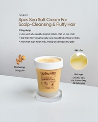Kem Tẩy Tế Bào Chết Da Đầu Spes Sea Salt Cream For Scalp Cleansing And Hair Puffy 280g