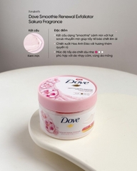 Tẩy Da Chết Dove Smoothie Renewal Exfoliator 298g
