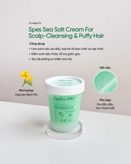 Kem Tẩy Tế Bào Chết Da Đầu Spes Sea Salt Cream For Scalp Cleansing And Hair Puffy 280g