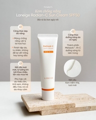 Kem Chống Nắng Dưỡng Sáng Da Laneige Radian-C Sun Cream SPF50 50ml