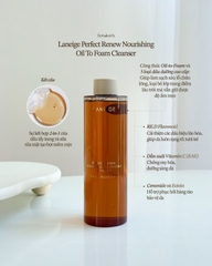 Sữa Rửa Mặt Kiêm Tẩy Trang 2 Trong 1 Laneige Perfect Renew 200ml