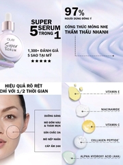 Tinh Chất 5 Trong 1 Olay Super Serum Firms Brightens Hydrates 30ml