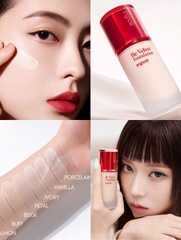 Bộ Kem Nền Kèm Cọ Espoir Be Velvet Foundation 2025 SPF22 30g + Pore Blur Foundation Brush
