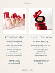 Bộ Kem Nền Kèm Cọ Espoir Be Velvet Foundation 2025 SPF22 30g + Pore Blur Foundation Brush