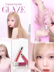 Set Son Espoir Bare Glow Lip Balm + Tint Glaze Ginger Peach Mini Set