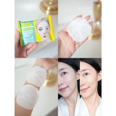 Khăn Ướt Tẩy Trang Mắt Môi Ariul Stress Relieving Purefull Lip And Eye Remover Pad