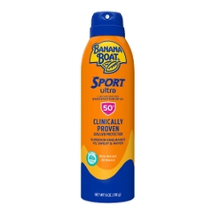 Xịt Chống Nắng Banana Boat Sport Ultra Clear Sunscreen Broad Spectrum SPF50+