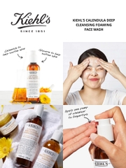 Bộ Đôi Hoa Cúc Làm Sạch Và Làm Dịu Da Kiehl’s Calendula Toner 250ml + Foaming Face Wash 230ml