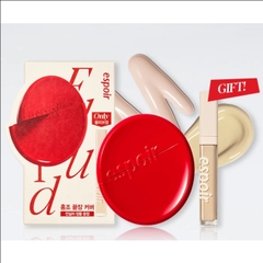 Bộ Trang Điểm Espoir Be Velvet Fluid Foundation + Taping Concealer Long Wear