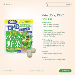 Viên Uống DHC Perfect Vegetable Rau Củ (NK)