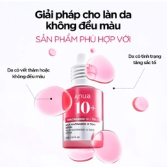 Tinh Chất Mờ Thâm, Dưỡng Sáng Anua Niacinamide 10% + TXA 3% Serum 30ml