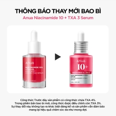Tinh Chất Mờ Thâm, Dưỡng Sáng Anua Niacinamide 10% + TXA 3% Serum 30ml