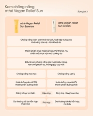 Kem Chống Nắng Vật Lý Dưỡng Da Athe Vegan Relief Sun Cream