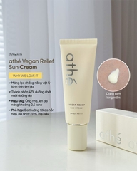 Kem Chống Nắng Vật Lý Dưỡng Da Athe Vegan Relief Sun Cream
