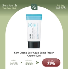 Kem Dưỡng Mát Lạnh Belif Aqua Bomb Frozen Cream 50ml