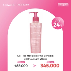 Gel Rửa Mặt Bioderma Sensibio Gel Moussant