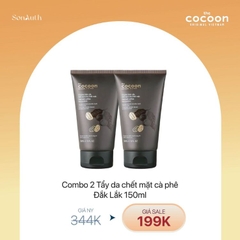 COMBO COCOON CT7-6 02 Tẩy Da Chết Mặt Cà Phê Đắk Lắk 150ml