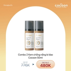 COMBO COCOON CT7-7 02 Kem Chống Nắng Bí Đao 50ml