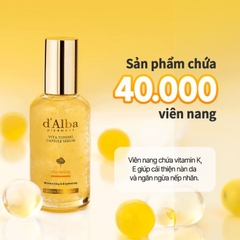 Tinh Chất Chống Lão Hoá, Sáng Da d'Alba Vita Toning Capsule Serum 50ml