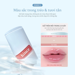 Son Gel Bóng Hince Raw Glow Gel Tint 4ml