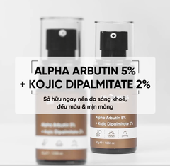 Tinh Chất DrCeutics Alpha Arbutin 5% + Kojic Diphalmitate 2% 30g