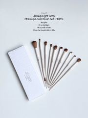 Bộ Cọ Trang Điểm Jessup Brushes Collection (Light Gray)
