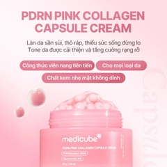 Kem Dưỡng Viên Nang Medicube Salmon PDRN Pink Collagen Capsule Cream 55g