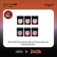 Má Hồng Dinto Peter & Wendy Collection Be My Wendy Marshmallow & Melting Blusher 6.5g