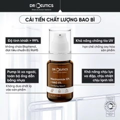 Tinh Chất DrCeutics Niacinamide 12% + NAG 5% Clarifying Serum 40g