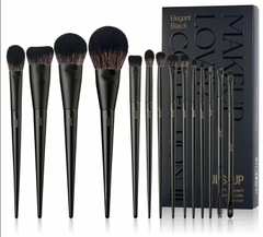Bộ cọ trang điểm Jessup Elegant Black Makeup Lover Brush Set