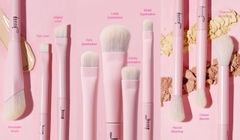 Bộ cọ trang điểm Jessup Makeup Lover Collection IV (Crystal Pink)