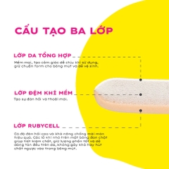 Bộ 3 Bông Phấn Lemonade Tán Kem Nền