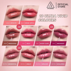 Son bóng 3CE Drop Glow Gel
