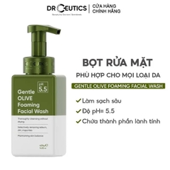 Bọt Rửa Mặt DrCeutics Gentle Olive Foaming Facial Wash 420g
