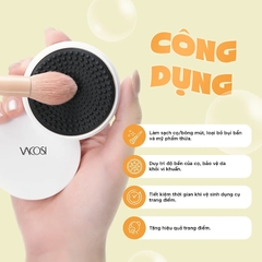 Dụng cụ rửa cọ Vacosi Makeup Cleanser Kit