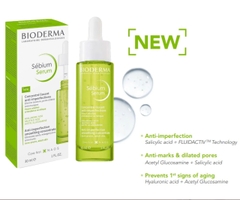 Tinh chất Bioderma Sebium Anti-Imperfections Smoothing Concentrate Serum 30ml