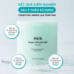 Toner Pad Abib Green LHA Pore Pad Clear Touch 60pads