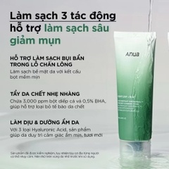 Sữa Rửa Mặt Anua Heartleaf Quercetinol Pore Deep Cleansing Foam 150ml