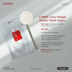 Dán mụn Cosrx Master Patch Clear Fit