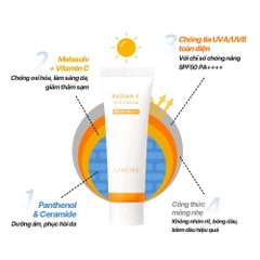Kem chống nắng Laneige Radian-C Sun Cream SPF50 50ml