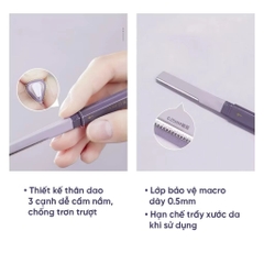 Bộ Dao Cạo Lông Mày 2 Đầu Amortals Double-Headed Macro Eyebrow Razor