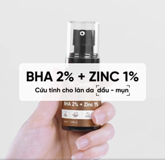 Tinh Chất DrCeutics BHA 2% + Zinc 1% 30g