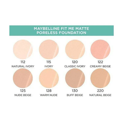 Kem Nền Maybelline Fit Me Matte + Poreless Foundation 30ml