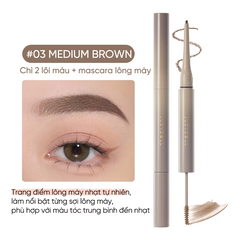 Bút Kẻ Mày 2 Đầu Judydoll Duo Eyebrow Pencil