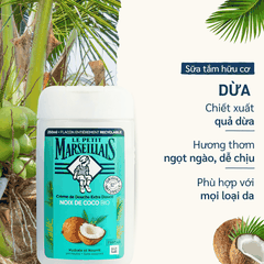 Gel Tắm 92% Hữu Cơ Le Petit Marseillais Gel Douche Extra Doux 92% 250ml