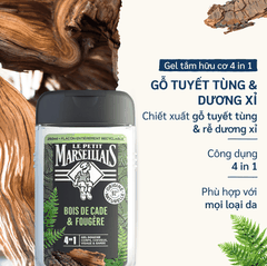 Gel Tắm 92% Hữu Cơ Le Petit Marseillais Gel Douche Extra Doux 92% 250ml